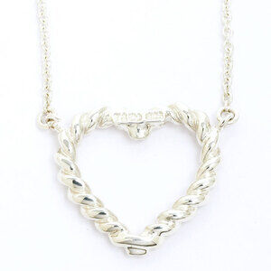 Tiffany Twisted Heart Silver Pendant